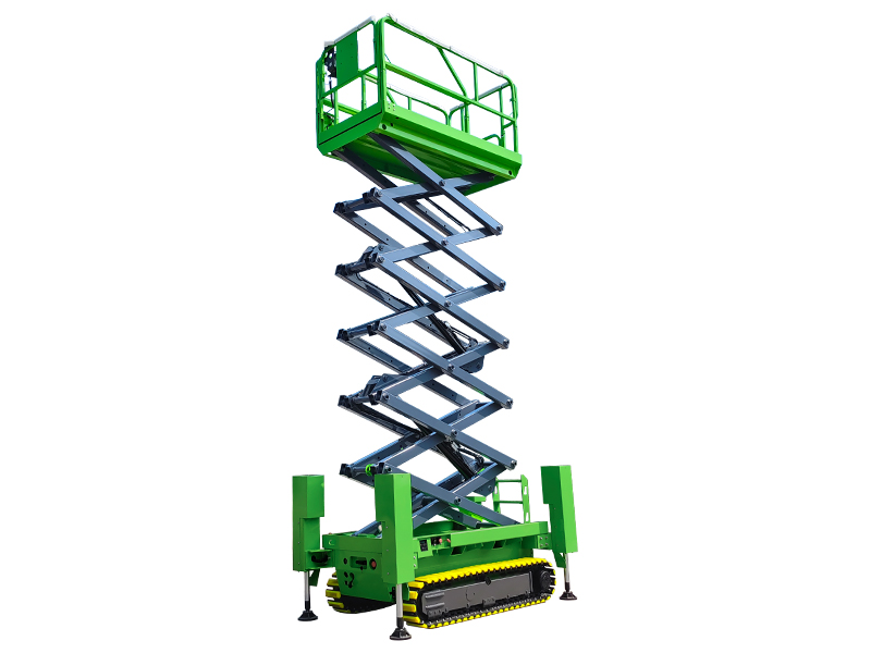 Crawler Scissor Lift HS1012TL Max Working Height: 12 m - Image 3