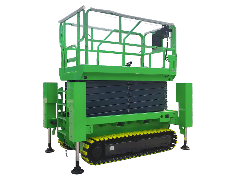 Crawler Scissor Lift HS1012TL Max Working Height: 12 m - Image 2