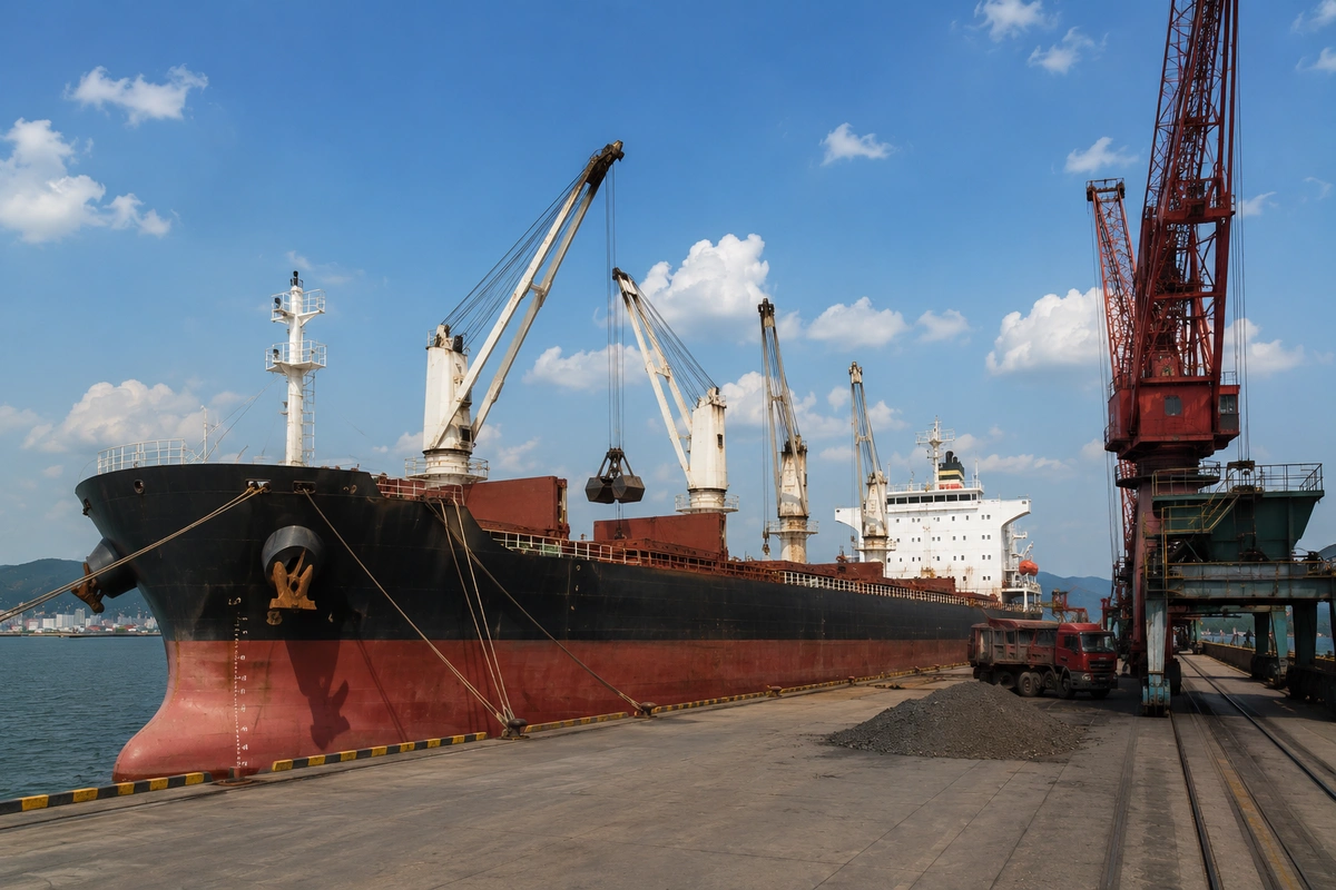 Bulk vessel shipping