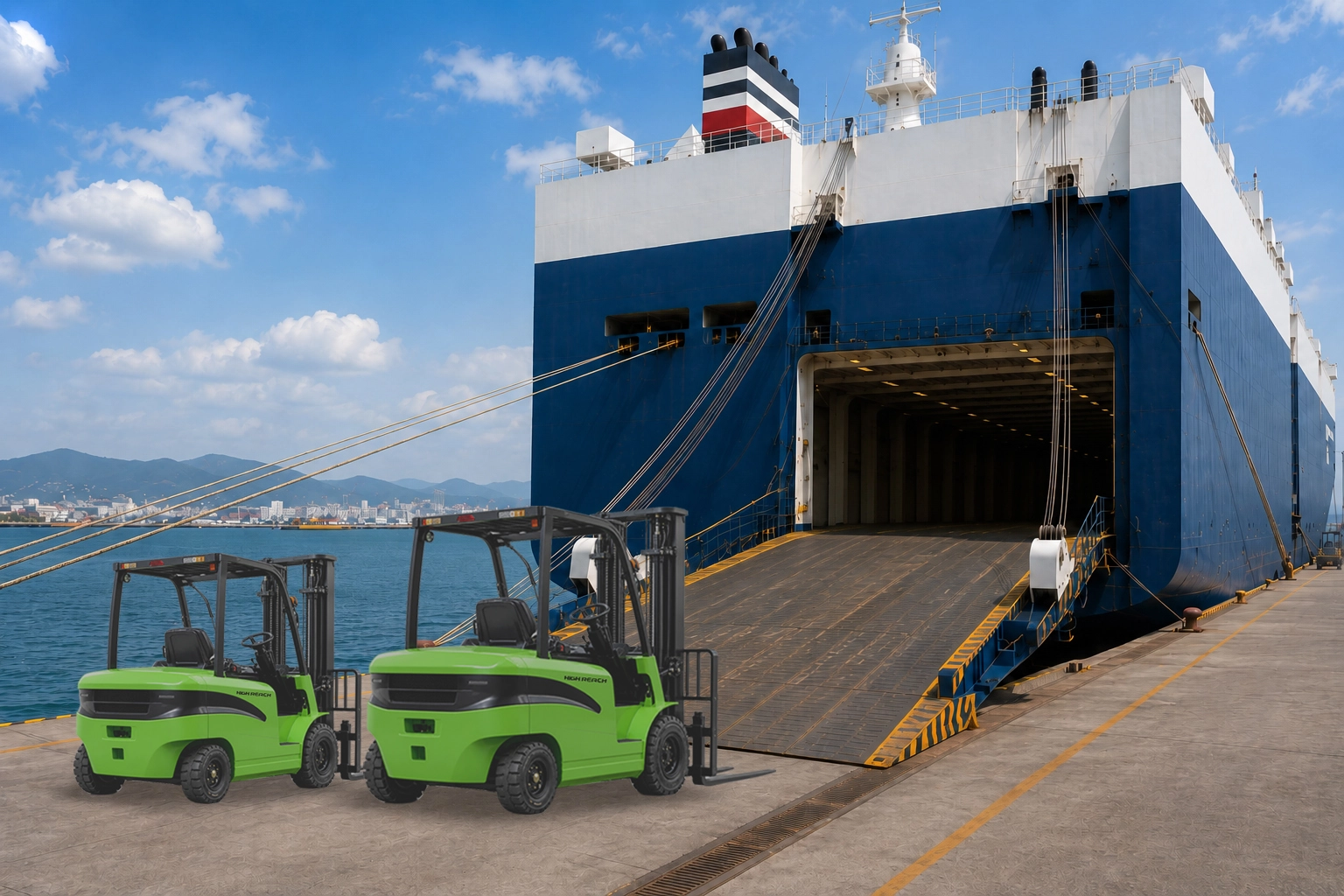 Roll-on roll-off shipping