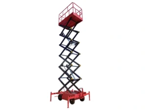 HSCY Red 4-18 m Mobile Scissor Lift