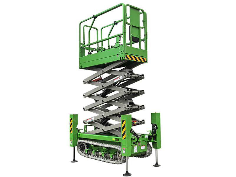 Crawler Scissor Lift HS0810TL Max Working Height: 10.3 m - Image 6